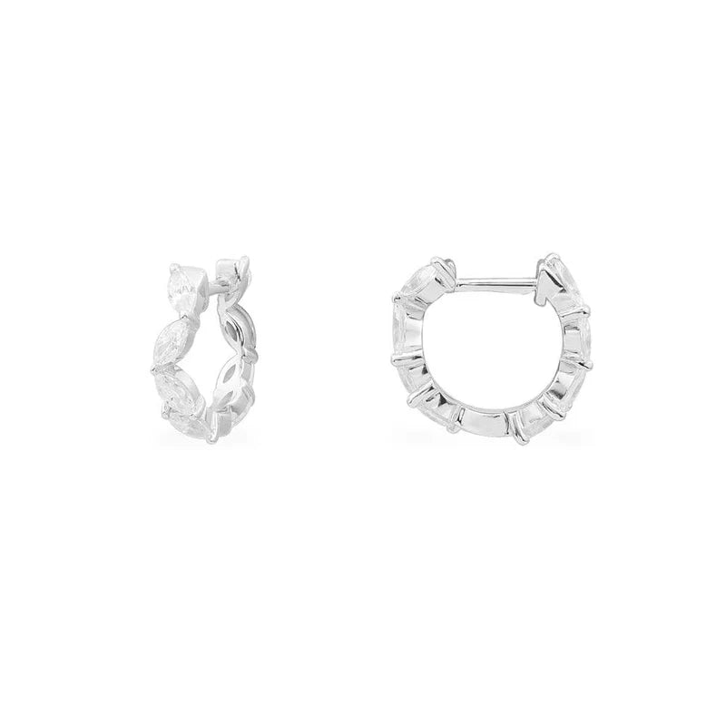 APM Festival Hoop Earrings Silver AE13005OX