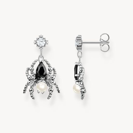 Thomas Sabo Sterling Silver Earrings Spider Romance H2313-167-7