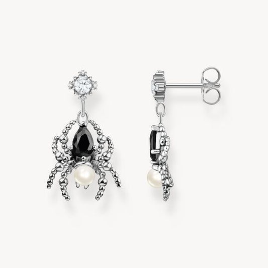 Thomas Sabo Sterling Silver Earrings Spider Romance H2313-167-7