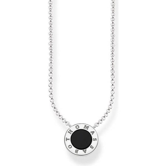 Thomas Sabo Silver Onyx Necklace KE1492-024-11-L45V