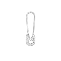 APM Single Pin Silver Earring AE10942OX