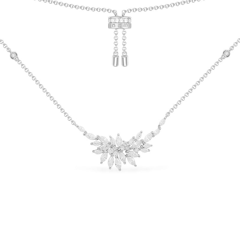 APM Adjustable Festival Necklace Silver AC5711OX