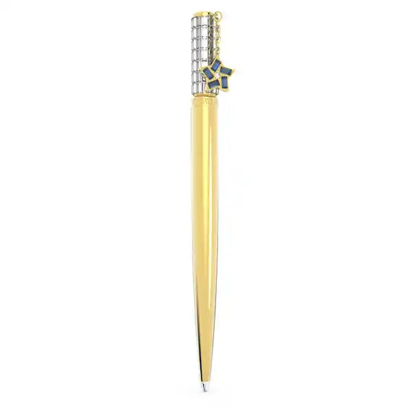 Swarovski Celebration 2022 ballpoint pen Star, White, Gold-tone plated 5627170