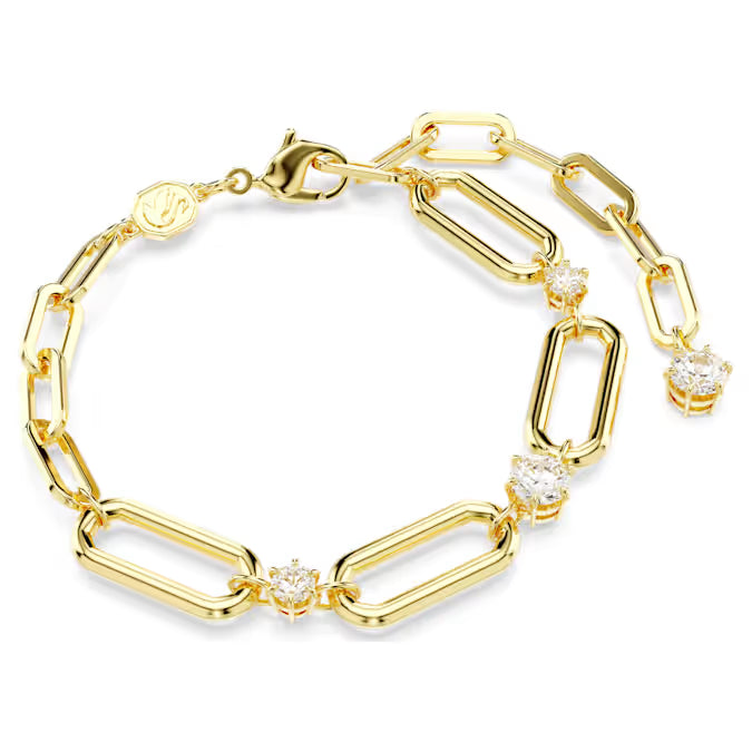 Swarovski Constella Bracelet White, 18k Gold Plated 5683359
