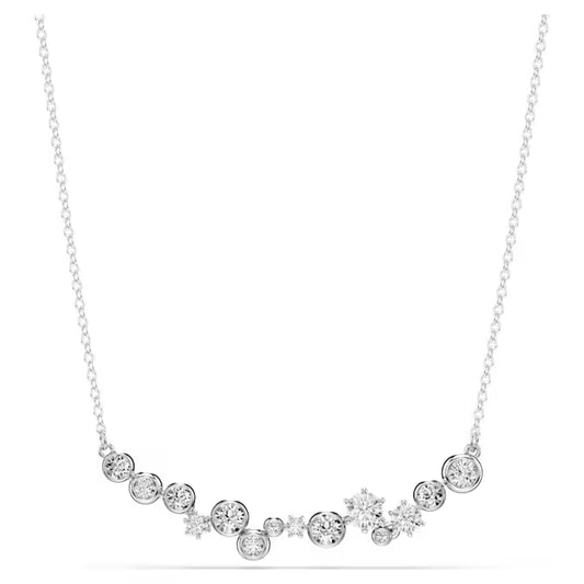Swarovski Constella Necklace Mixed Cuts, White, Rhodium Plated 5722473