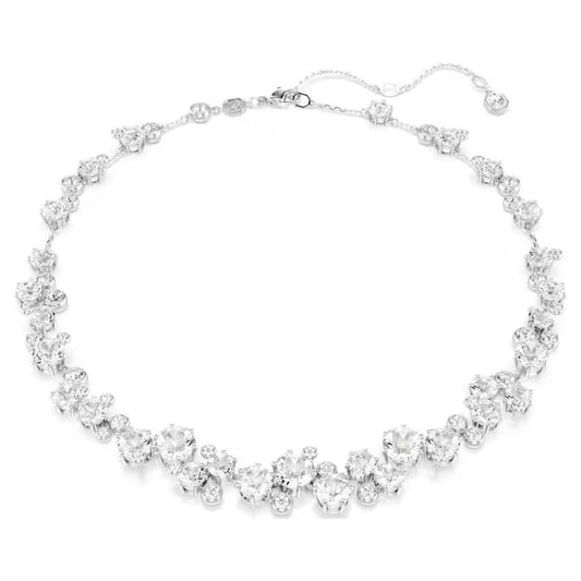 Swarovski Constella Necklace Round cut, White, Rhodium Plated 5722472