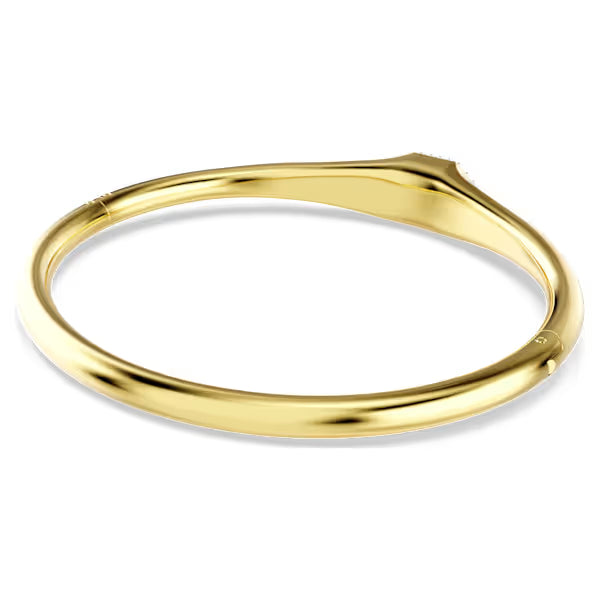 Swarovski Dextera Bangle Round Cut, White, 18K Gold Finish 5724597