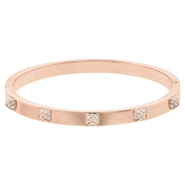 Swarovski Tactic bangle, White, Rose gold-tone plated 5098368 5184528 5098834