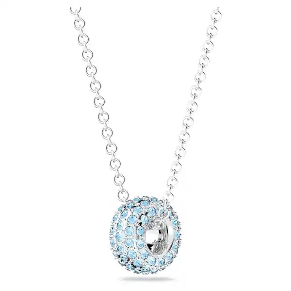 Swarovski Dextera pendant Blue, Rhodium plated 5642886