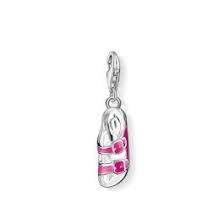 Thomas Sabo Silver Pink Enamel Sandal Charm 1231-007-9