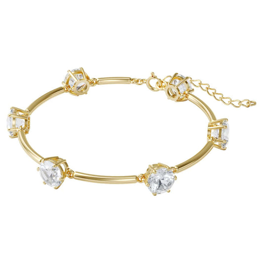 Swarovski Constella Bracelet White, Matte Gold-Tone Plated 5600487