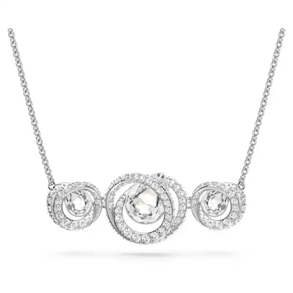 Swarovski Generation necklace White, Rhodium plated 5636587