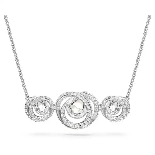 Swarovski Generation necklace White, Rhodium plated 5636587