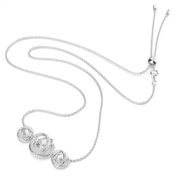 Swarovski Generation necklace White, Rhodium plated 5636587