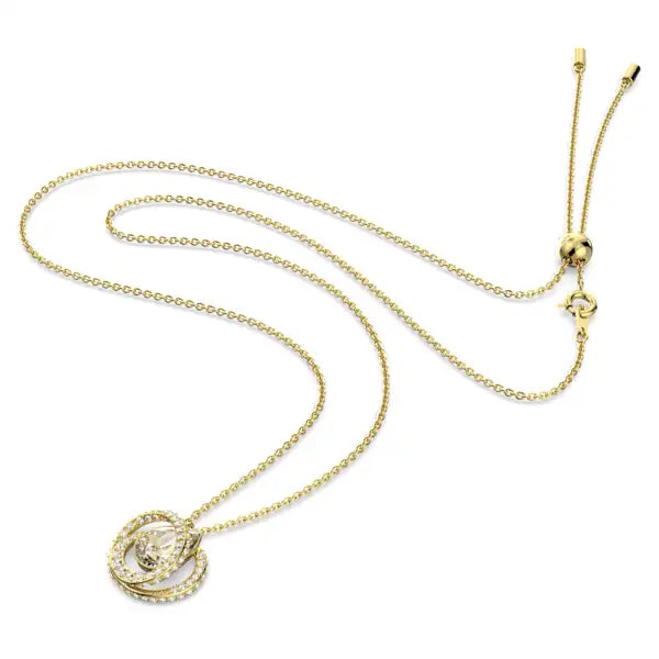 Swarovski Generation pendant White, gold-tone plated 5636511