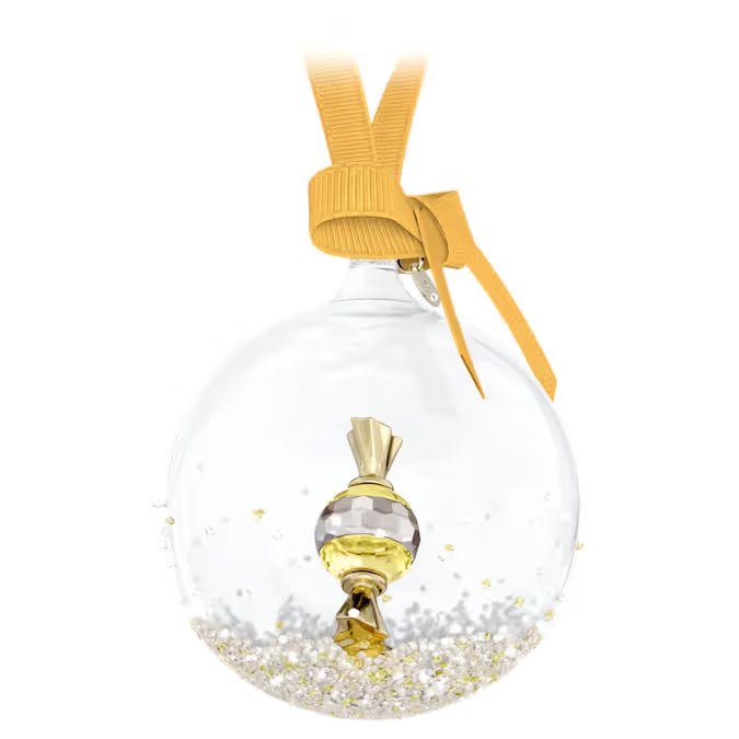 Swarovski Holiday Cheers Dulcis Ball Ornament Yellow 5688315