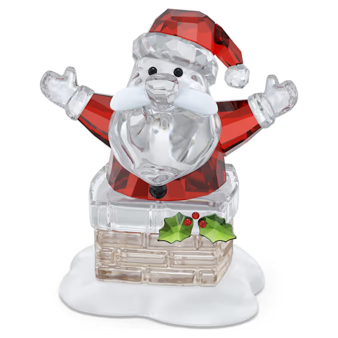 Swarovski Holiday Cheers Santa Claus and Chimney 5701507