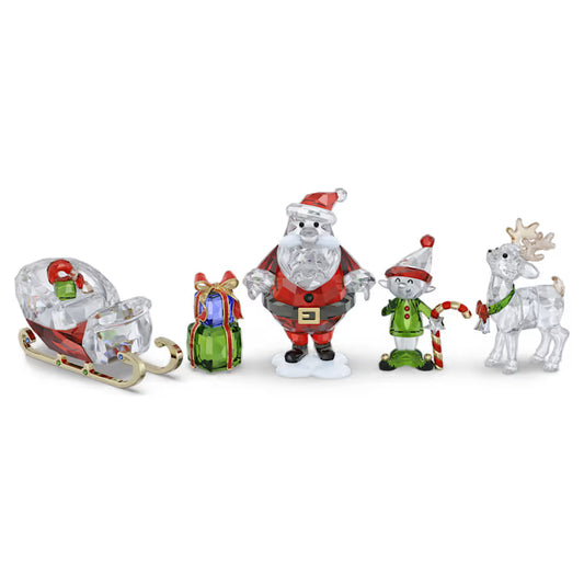 Swarovski Holiday Cheers Santa Story Set 5713797