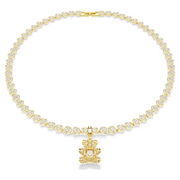 Swarovski Idyllia Charm Mixed Cuts, Teddy, 18k Gold-Plated finish 5743147
