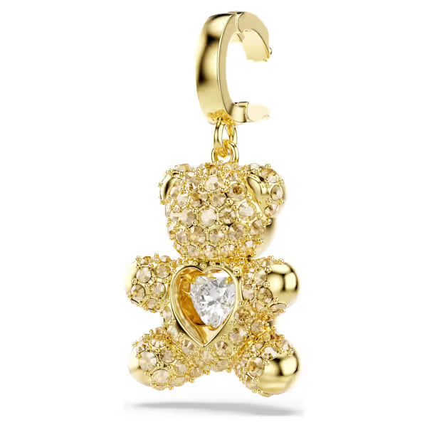 Swarovski Idyllia Charm Mixed Cuts, Teddy, 18k Gold-Plated finish 5743147