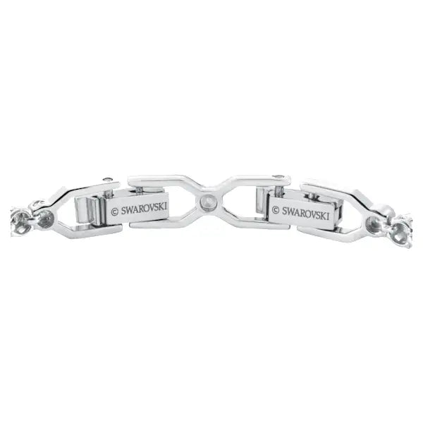 Swarovski Imber Emily Tennis bracelet Round cut, White, Rhodium plated 1808960