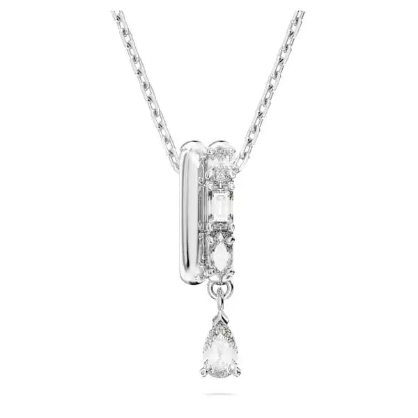 Swarovski Imber pendant Mixed cuts, White, Rhodium plated 5671819