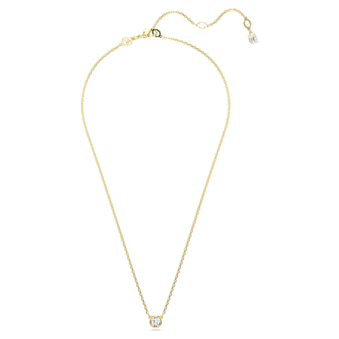 Swarovski Imber Pendant Round Cut, White, Gold-Tone Plated 5684511