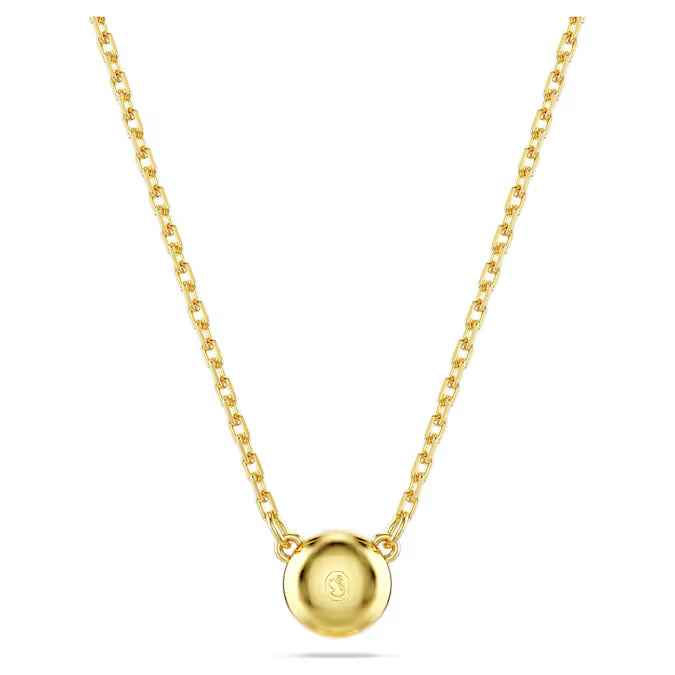 Swarovski Imber Pendant Round Cut, White, Gold-Tone Plated 5684511
