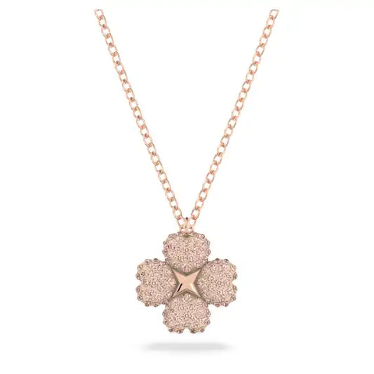 Swarovski Latisha pendant Flower, Pink, Rose gold-tone plated 5636489