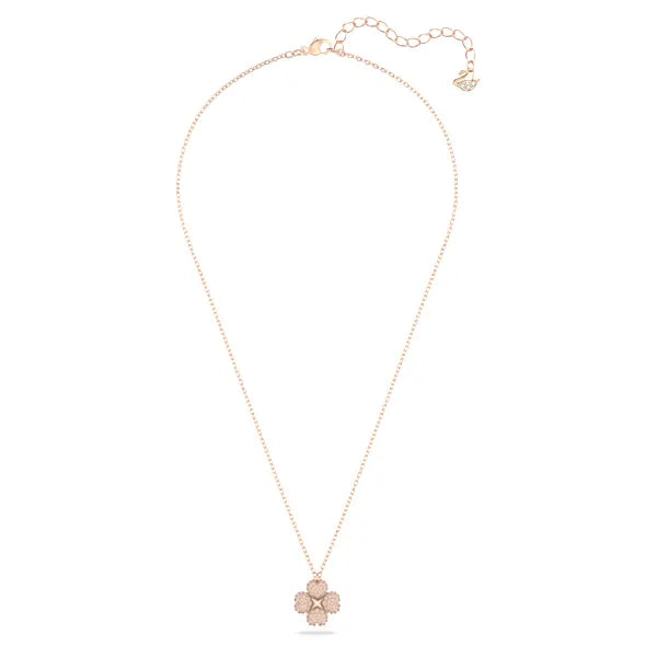 Swarovski Latisha pendant Flower, Pink, Rose gold-tone plated 5636489