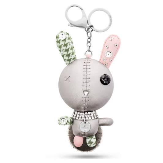 Swarovski Mathilde Bag Charm Rabbit, Grey, Stainless Steel 5020921