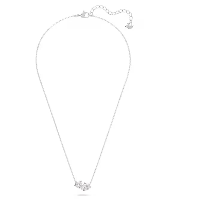 Swarovski Mesmera Necklace Heart, White, Rhodium Plated 5517117