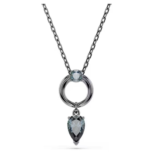 Swarovski Mesmera Pendant Mixed Cuts, Grey, Ruthenium Plated 5732491