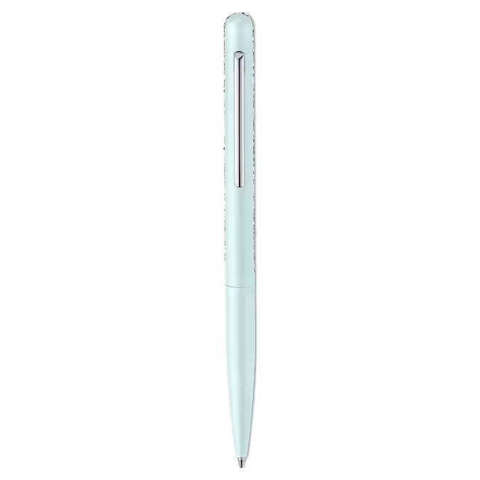 Swarovski Crystal Shimmer ballpoint pen, Green, Chrome plated 5595671