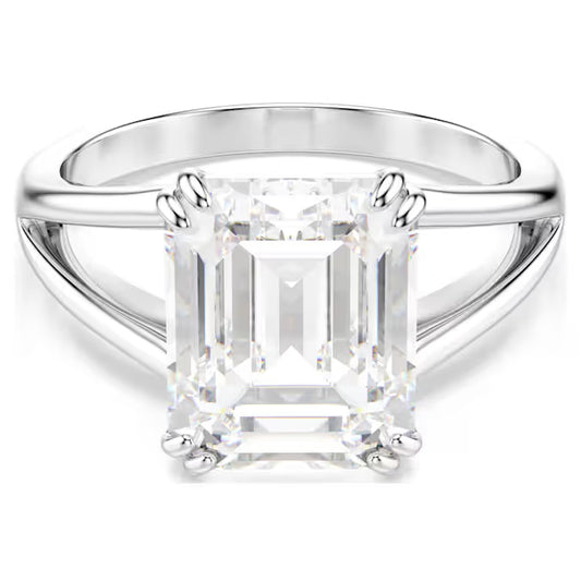 Swarovski Stilla Ring Octagon Cut, White, Silver-Tone Finish 5717878