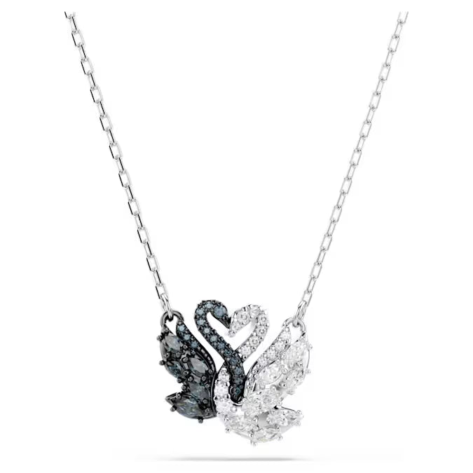 Swarovski Swan Pendant Swan, Black, Mixed Metal Finish 5705721
