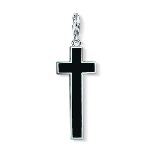 Thomas Sabo Charm Pendant Black Cross Y0020-024-11