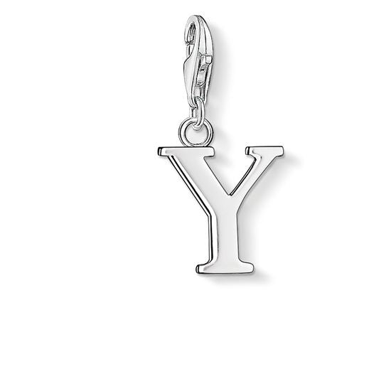 Thomas Sabo Charm Pendant "Letter Y" 0199-001-12