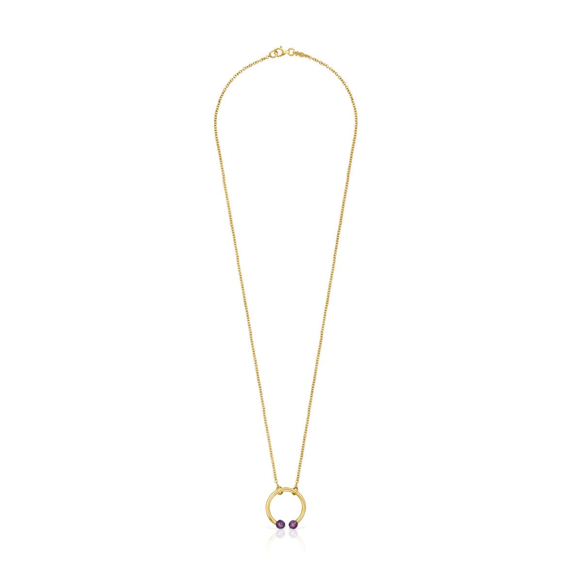 Tous Batala Necklace in Gold Vermeil with Amethyst 918542590