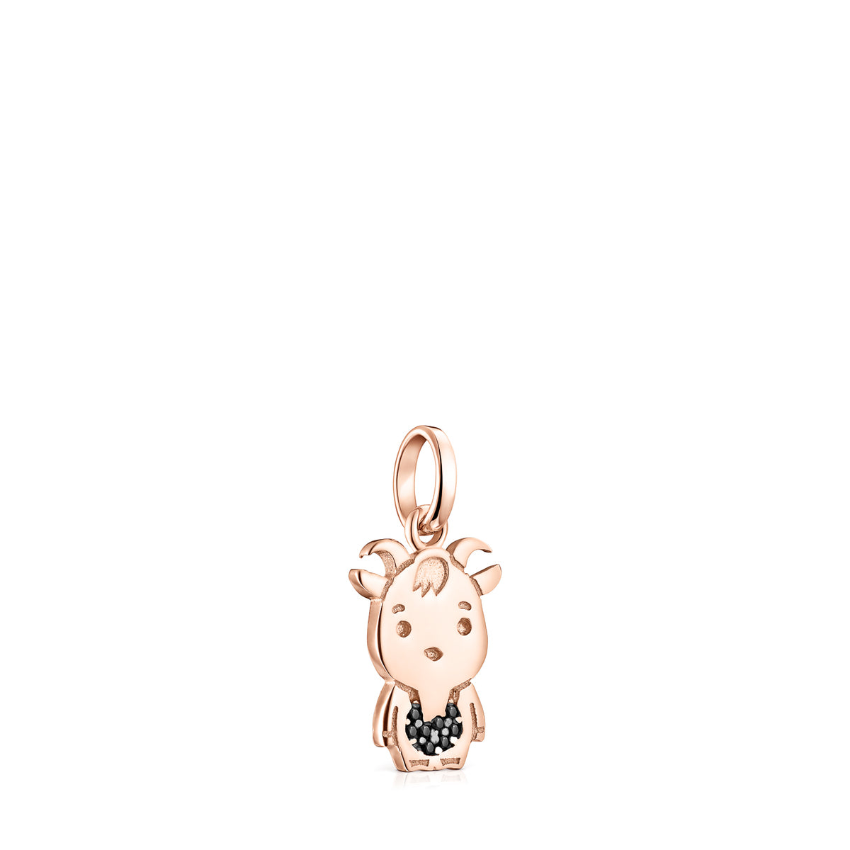 Tous Chinese Horoscope Goat Pendant in Rose Gold Vermeil with Spinel 918434530