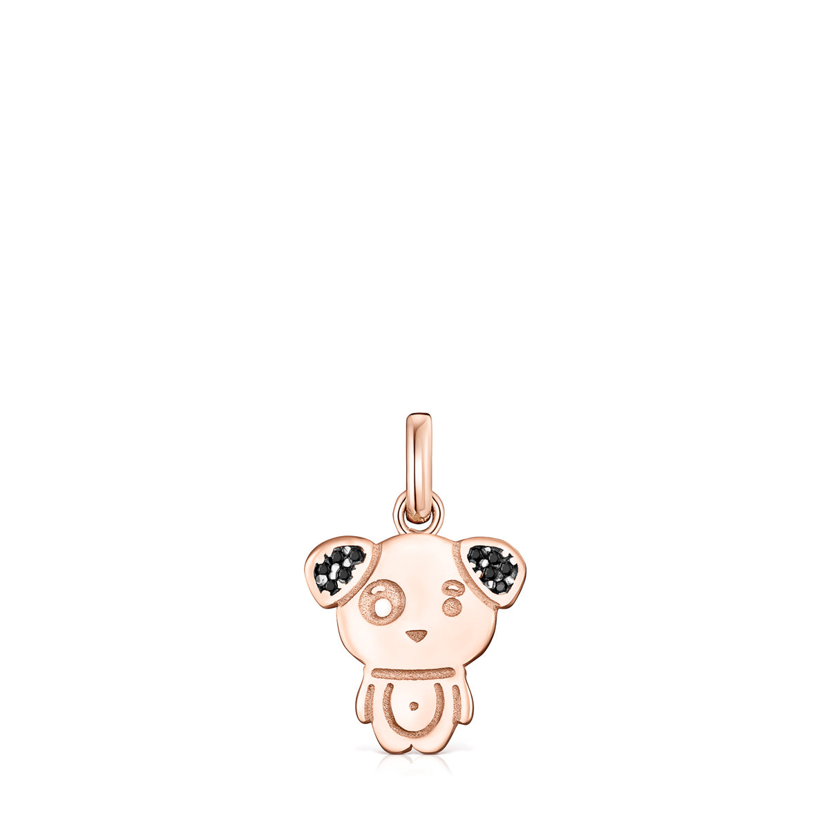 Tous Chinese Horoscope Dog Pendant in Rose Gold Vermeil with Spinel 918434590