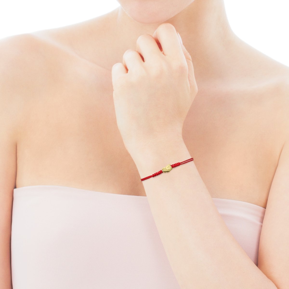 Tous red clearance string bracelet