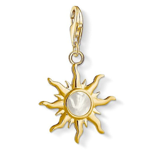 Thomas Sabo Charm Pendant "Sun With Mother-of-pearl Stone" 1534-429-14