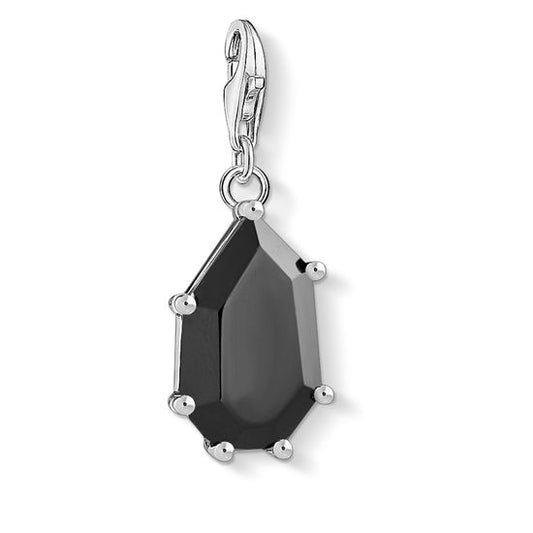 Thomas Sabo Charm Pendant "Black Stone" 1542-507-11