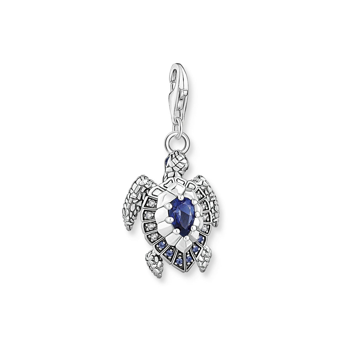 Thomas Sabo Charm Pendant Turtle With Blue Stones 1897-667-1