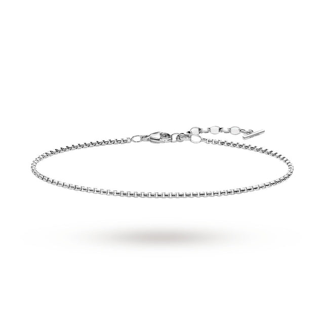 Thomas Sabo Sterling Silver Glam & Soul Love Coin Bracelet A1561-001-12-L19.5V