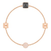 Swarovski Remix Collection Spike Strand, Black, Rose Gold Plating 5365753