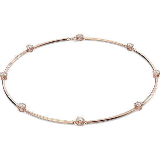 Swarovski Constella necklace, White, Rose gold-tone plated 5609710