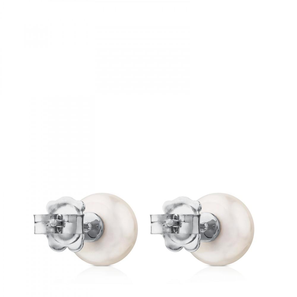Tous White Gold Puppies Earrings with Diamonds 615263020 –