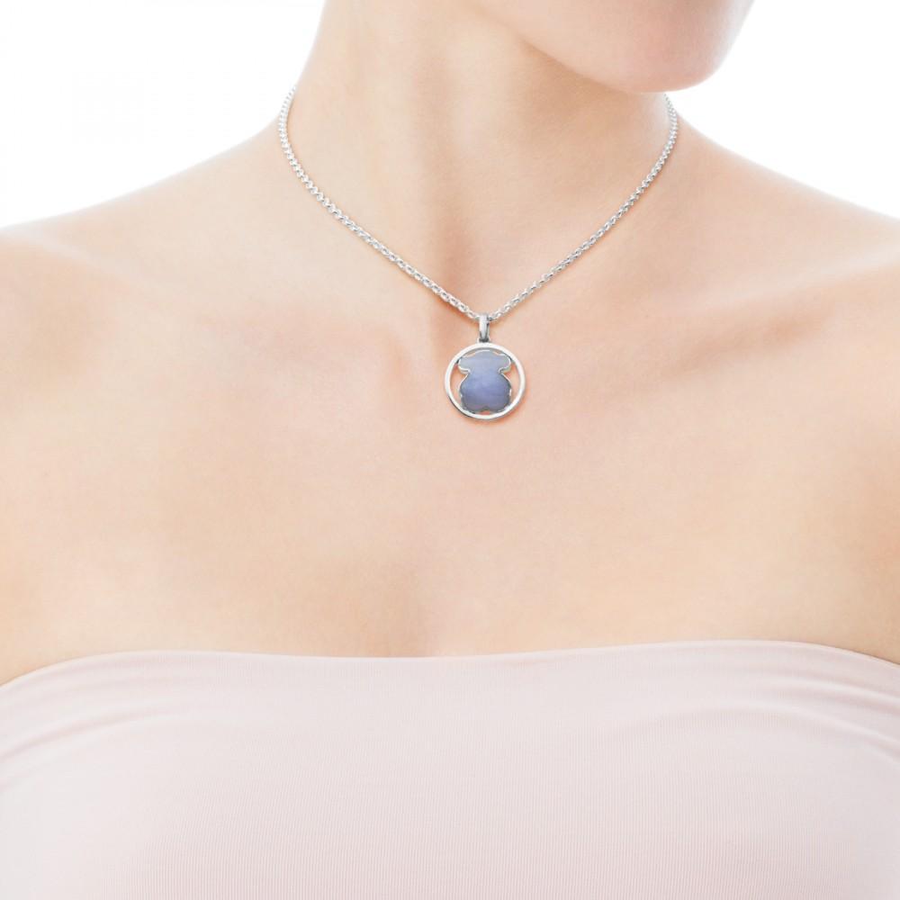 Tous Silver Camille Pendant with Chalcedony 712164580 –